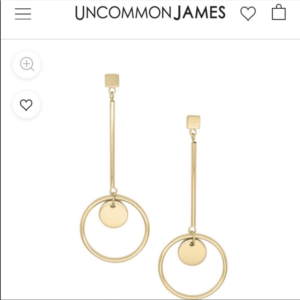 Uncommon James Hypnotize Earrings - Gold NWT